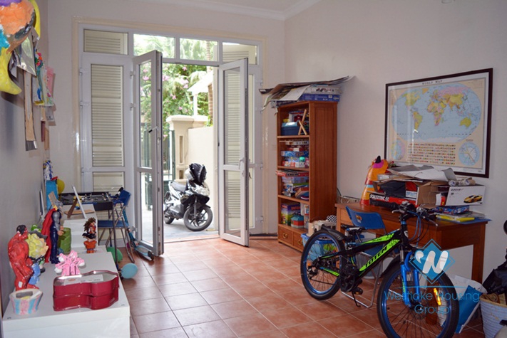 Well maintained furnished villa for rent in Ciputra, Tay Ho, Hanoi